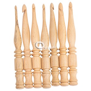 Handmade Rosewood Crochet Hooks - A Complete Set of Crochet Hooks for Knitting Handmade - Handcrafted Knitting Needles