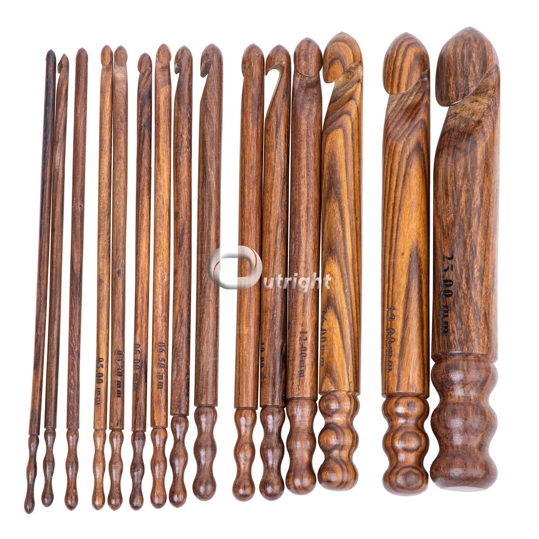 Handmade Wooden Crochet Hooks and Crochet Holder Crochet Hooks Etsy