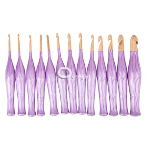 Handmade Wooden Crochet Hooks and Crochet Holder Crochet Hooks Organizer Crafts Organizer Sewing Supplies Storage Various Sizes hooks