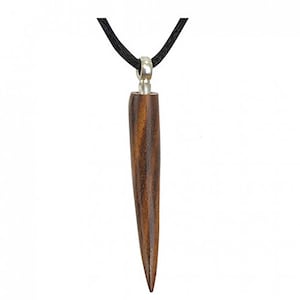 Collar de urnas de palisandro para cenizas humanas - Joyería de cremación Collares de madera hechos a mano - Collares de urnas Joyas para mascotas - OUTRIGHT