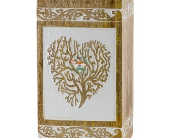 Urna in legno per ceneri umane, urna cineraria in legno, urna cineraria in legno massello per ceneri, urna funeraria in legno personalizzata, urna cineraria in legno, urna cineraria - Italia