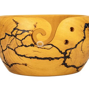 OUTRIGHT Handmade Large Wooden Yarn Bowl for Knitting Crochet Perfect Yarn Holder Rosewood Bowl for Mothers Day Christmas Gift