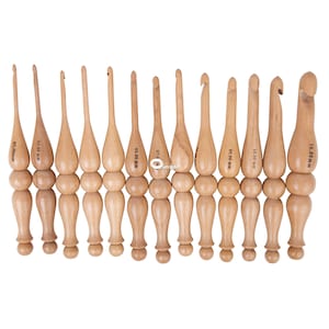 Handmade Wooden Crochet Hooks and Crochet Holder Crochet Hooks Organizer Crafts Organizer Sewing Supplies Storage Various Sizes hooks