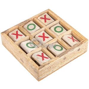 Tic Tac Toe Tabletop Game Set - XOX game for kids, Tic Tac Toe game for kids, handcrafted wooden Tic Tac Toe, coffee table game, Crossnought