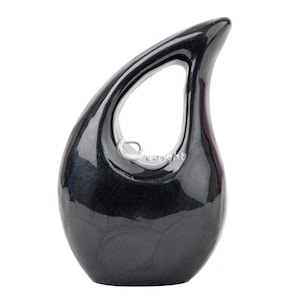 Handcrafted TearDrop Urn for Human Ashes Adult - Small Keepsake Funeral Cremation Urn for Pet - Dogs Cats - Affordable Urn for Ashes