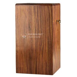 Rosewood Tree of Life Cremation Urn for Human Ashes - Wooden Box Urn for Pets - Handmade Adult Funeral Urns - Personalized Pet Urn