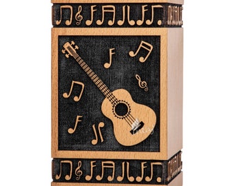Rosewood Tree of Life Cremation Urn for Human Ashes Adult Personalized Wooden Memorial Keepsake