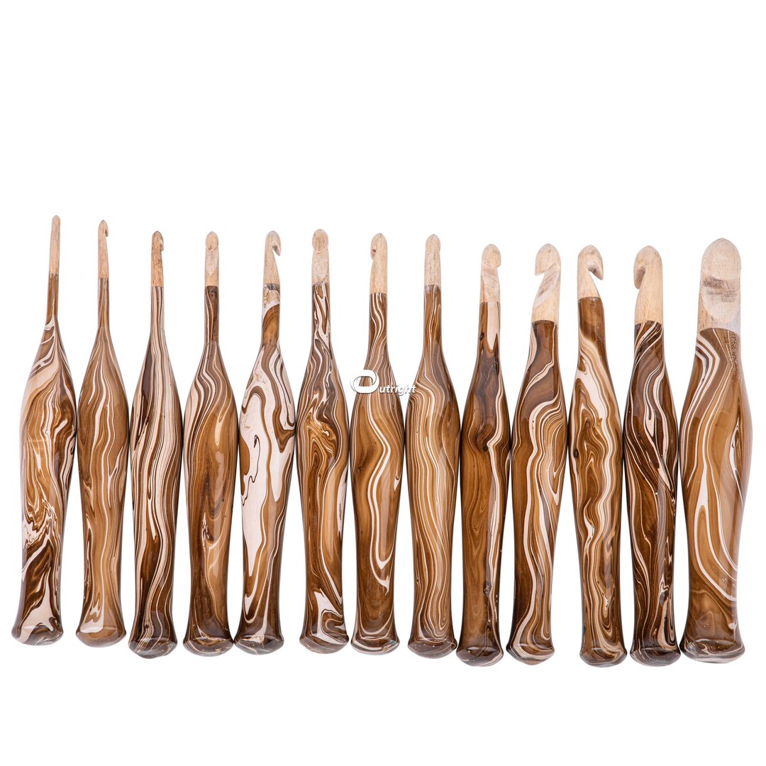 Handmade Wooden Crochet Hooks and Crochet Holder Crochet Hooks Etsy