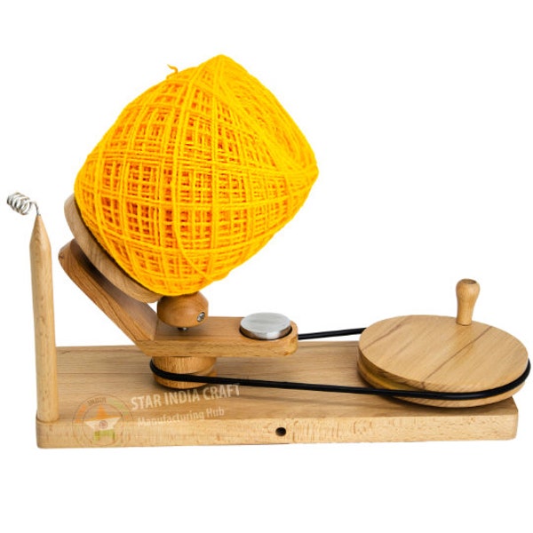Handmade Premium Crafted YARN WINDER for Knitting & Crocheting - Center Pull Ball Yarn Swift