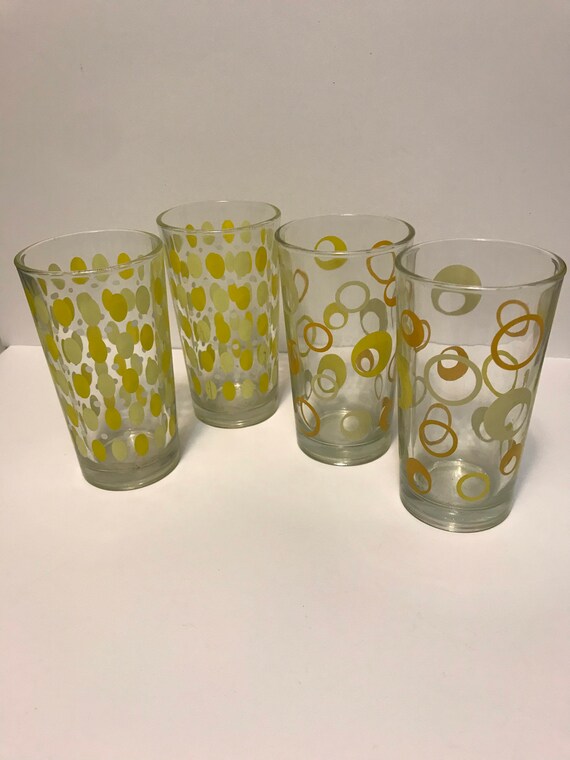 Set of Vintage Drinking Glasses