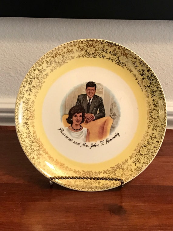 President and First Lady John F. Kennedy Collectors Plate