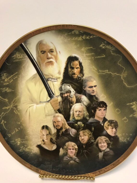 Lord Of The Rings Collectible Plate