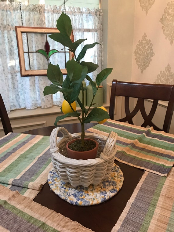 White Glass Basket