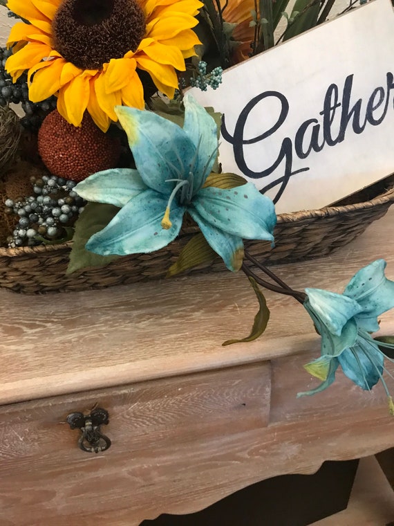 Farmhouse Sunflower Basket