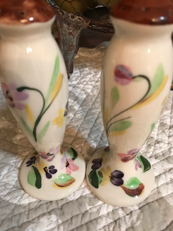 Blue Ridge Pottery Salt & Pepper Shakers