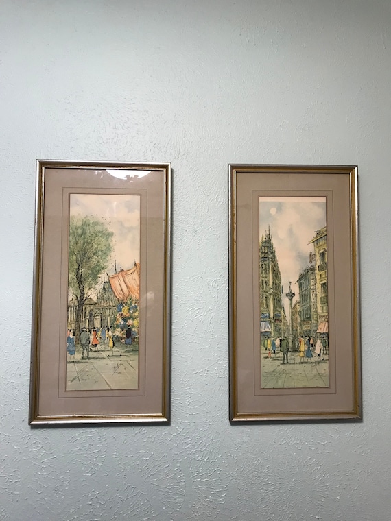 MCM Streets of Paris Framed Prints