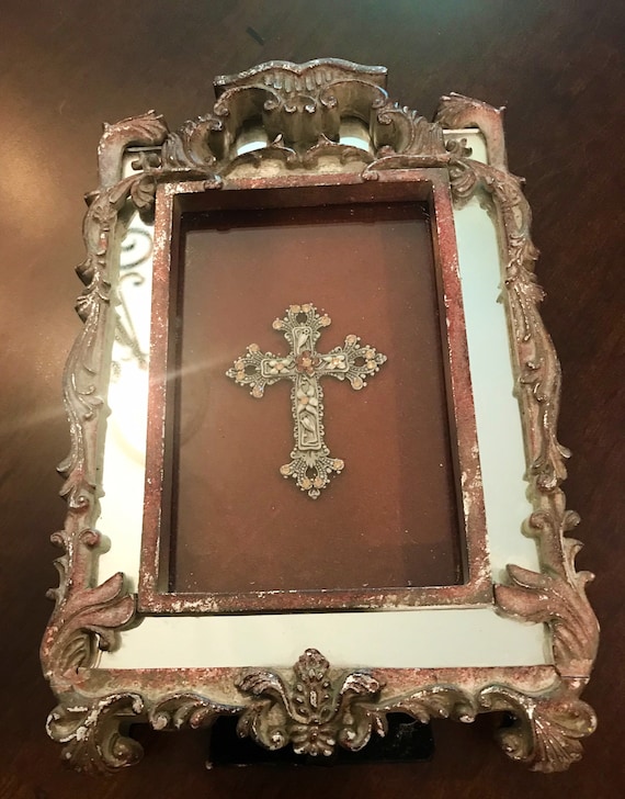 Mirror Framed Cross