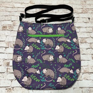 possum crossbody tote bag opossum crossbody tote bag possum tote