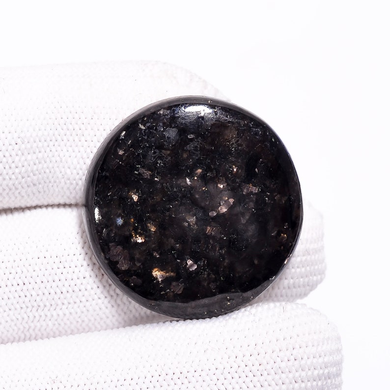Golden Nuummite For Jewelry Making Supply Mix Shape Golden Natural Nuummite Loose Gemstone Cabochon Golden Nuummite Gemstone
