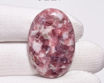 Natural Lepidolite Cabochon, Mix Shape Crystal Gemstone, Jewelry Making
