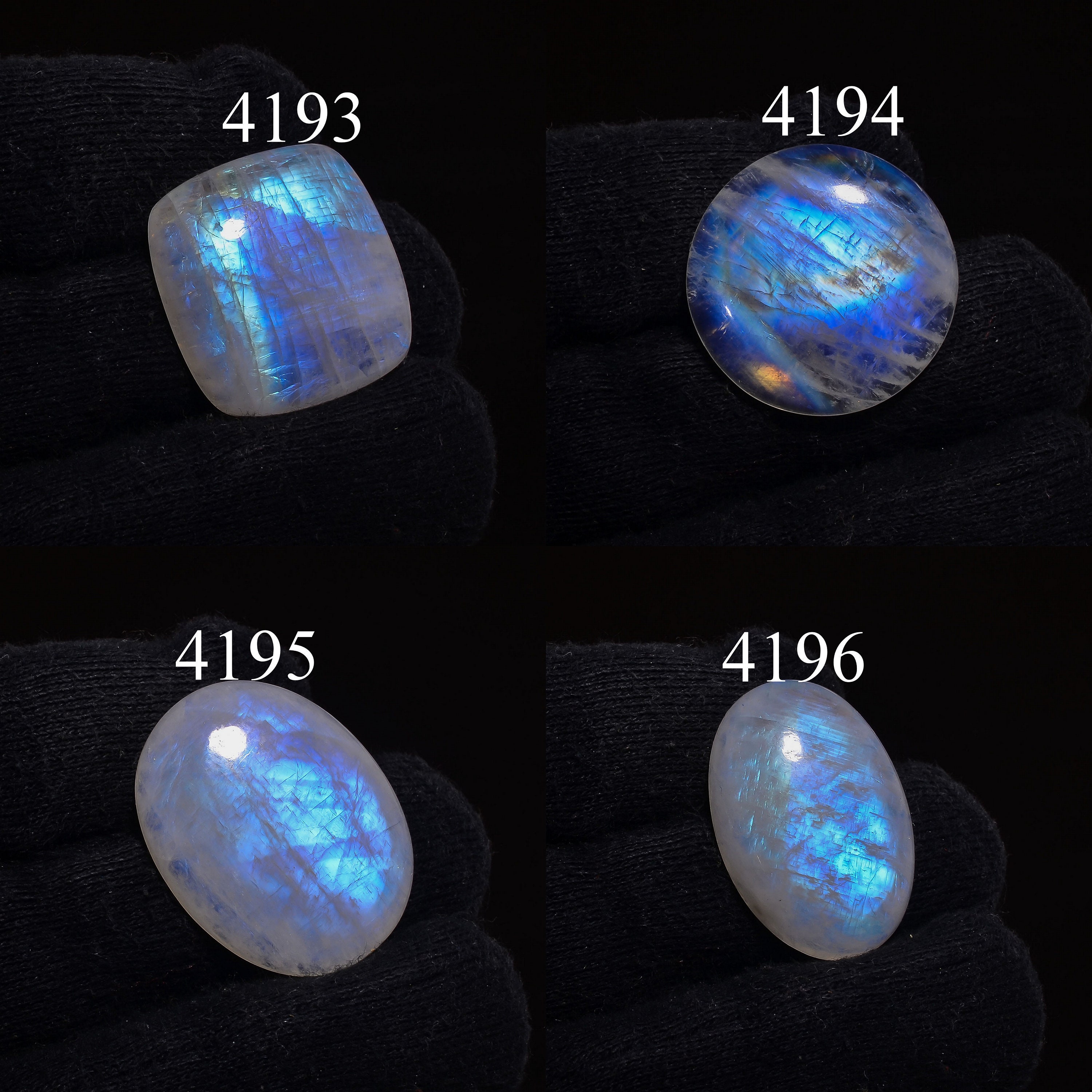 Moonstone Crystal Cabochon Gemstone June Birthstone Jewelry Etsy
