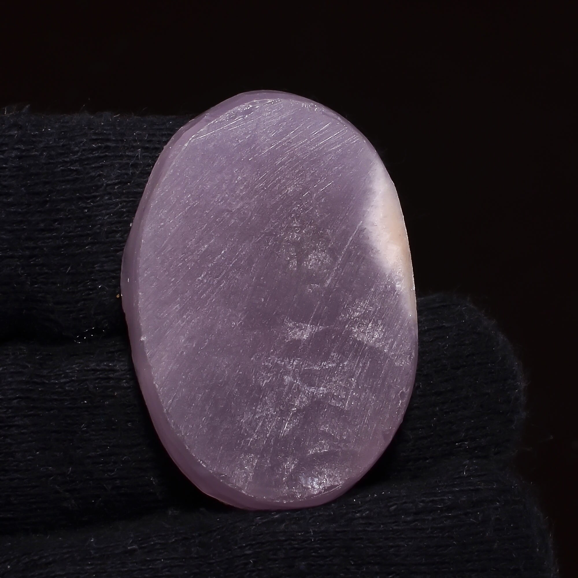 Lavender Quartz Gemstone 65.5 Cts Oval Shape Natural Lavender Etsy