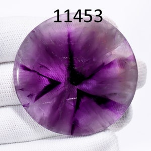 Trapiche Amethyst Gemstone, Mix Shape Cabochon, Natural Designer Polished Loose Gemstone, For Jewelry making supply, DIY, Wire Wrapping