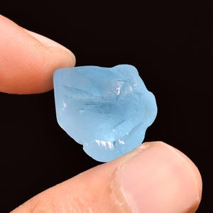 Natural Blue Topaz Raw Gemstone, Sky Blue Topaz Rough Crystal, For Jewelry Making Supply, Christmas Gift, Healing Blue Topaz As Seen Picture