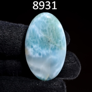 Cabochon di larimar naturale, pietra preziosa di larimar dominicana sfusa, pietra preziosa di larimar di forme miste per la creazione di gioielli, regalo per la festa del papà