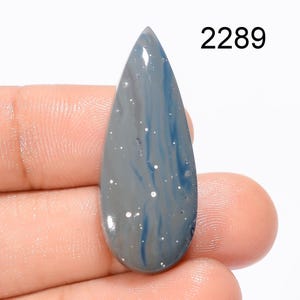 Natural Sieber Agate Gemstone Cabochons, Loose Designer Agate Crystal Gemstone, Blue Sieber Agate Gemstone For Pendent Jewelry making supply