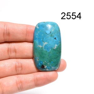 Natural Malachite Chrysocolla Gemstone, Polished Loose Designer Crystal Gemstone, Loose Gemstone for Pendent Jewelry Making Supply