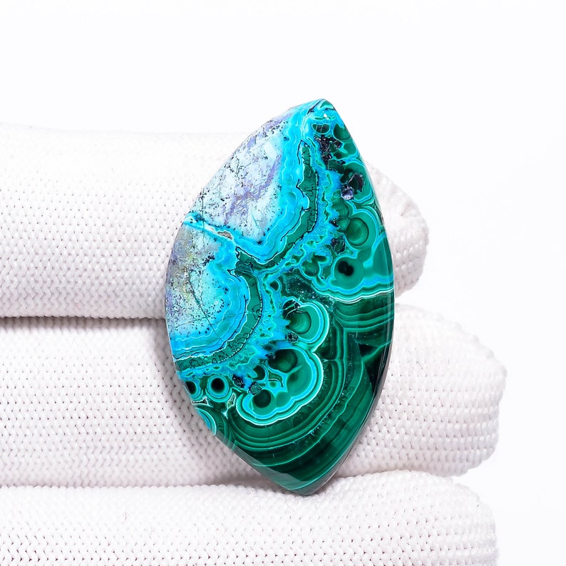 Mix Shape Designer Malachite Chrysocolla Gemstone Cabochon Malachite Chrysocolla Gemstone Loose Gemstone For Jewelry Making Supply