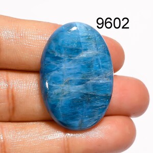 Neon Blue Apatite Gemstone, Natural Neon Apatite Cabochon, Loose Gemstone Pendant For Jewelry Making Supply, Gift For Her, Christmas Gift