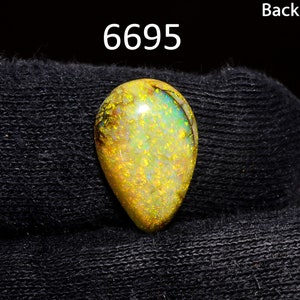 Pietra preziosa opale monarca, pietra preziosa cabochon opale monarca in argento sterling di forma mista, pietra preziosa sciolta per la fornitura di pendenti per gioielli, regalo per lei