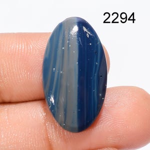 Natural Sieber Agate Gemstone Cabochons, Loose Designer Agate Crystal Gemstone, Blue Sieber Agate Gemstone For Pendent Jewelry making supply