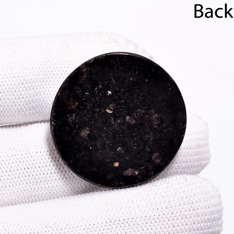 Golden Nuummite For Jewelry Making Supply Mix Shape Golden Natural Nuummite Loose Gemstone Cabochon Golden Nuummite Gemstone