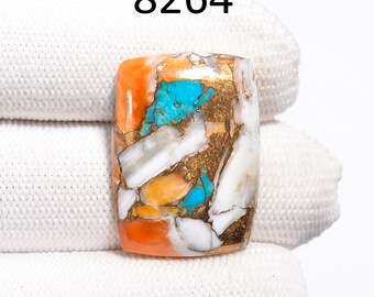 Natural Oyster Copper Turquoise Loose Cabochon, DIY  Home Decor Jewelry Making Supply