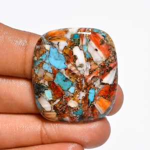 Oyster Copper Turquoise, Designer Oyster Turquoise Crystal, Radiant Shape, Loose Oyster Copper Turquoise Gemstone For Jewelry Making Supply