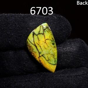 Pietra preziosa di opale monarca, pietra preziosa cabochon di opale monarca in argento sterling con forme miste, pietra preziosa sfusa per la creazione di pendenti di gioielli, regalo per lei