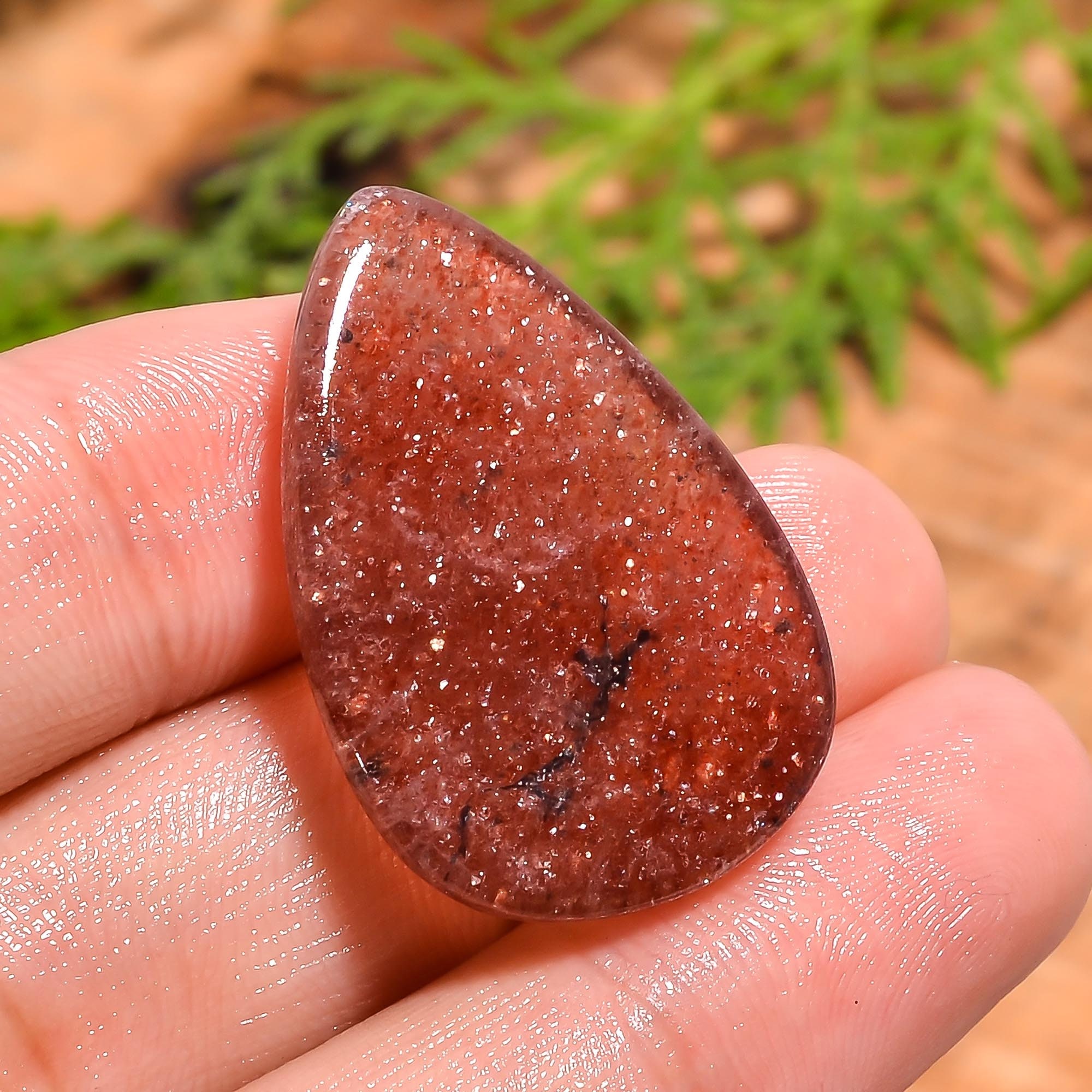 Strawberry Quartz Gemstone Natural Strawberry Quartz AAA Etsy