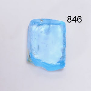 Natural Blue Topaz Raw Gemstone, Sky Blue Topaz Rough Crystal, For Jewelry Making Supply, Christmas Gift, Healing Blue Topaz As Seen Picture