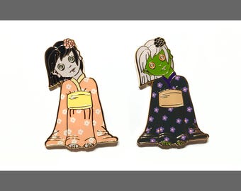 Zashiki-Warashi Japanese Yokai Series 3 Enamel Pin