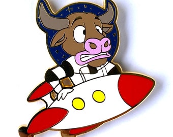 SPACE COWDET: Lunar New Year Zodiac Animal Pin