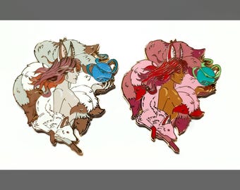 Kitsune Japanese Yokai Series 1 Enamel Pin