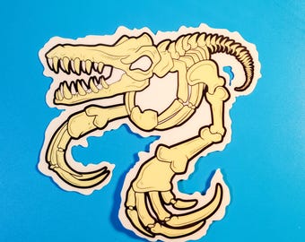 Bake-Kujira Yokai  Glow in the Dark Sticker