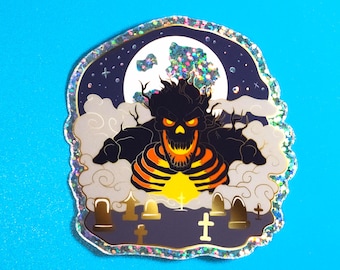Gashadokuro Skeleton Yokai Sticker