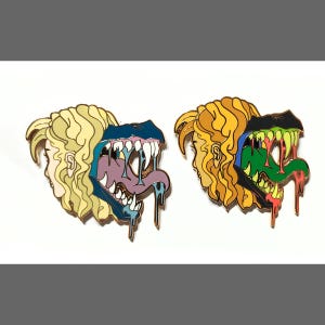 Futakuchi-Onna Japanese Yokai Series 2 Enamel Pin