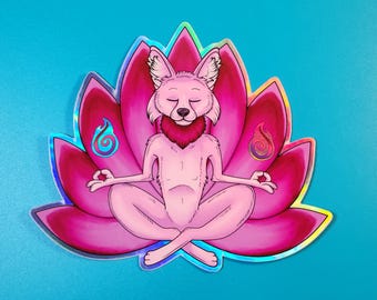 KitZENe Kitsune Yokai Sticker