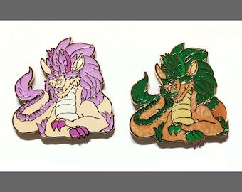 Ryu Tatsu Japanese Dragon Yokai Enamel Pin