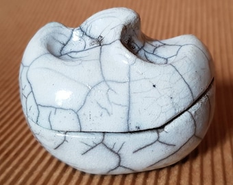 RAKU ceramic sculpture box